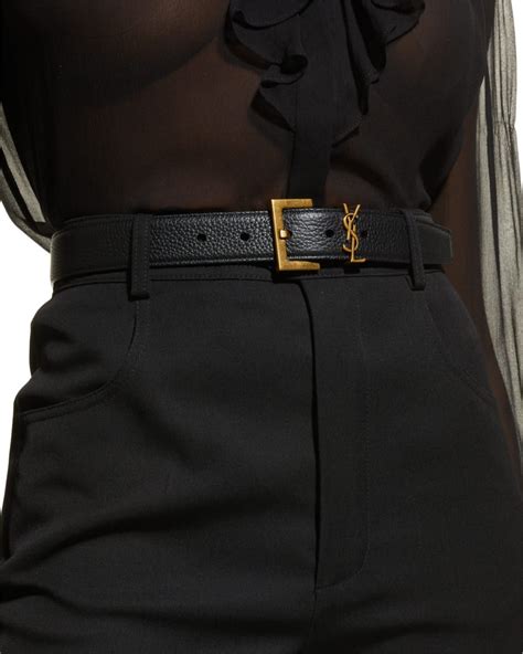 mini ysl belt|ysl belt women's outfit.